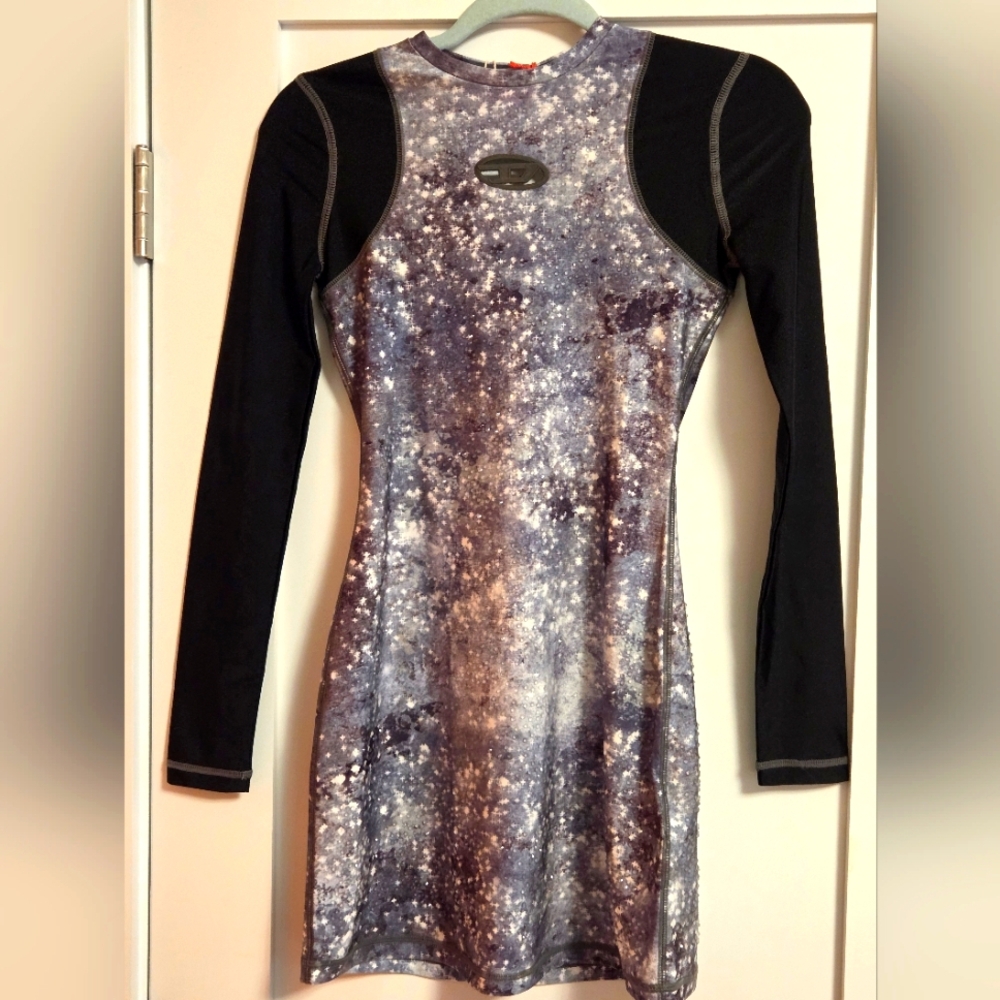 Diesel crystal studded Moon Dress.🥰